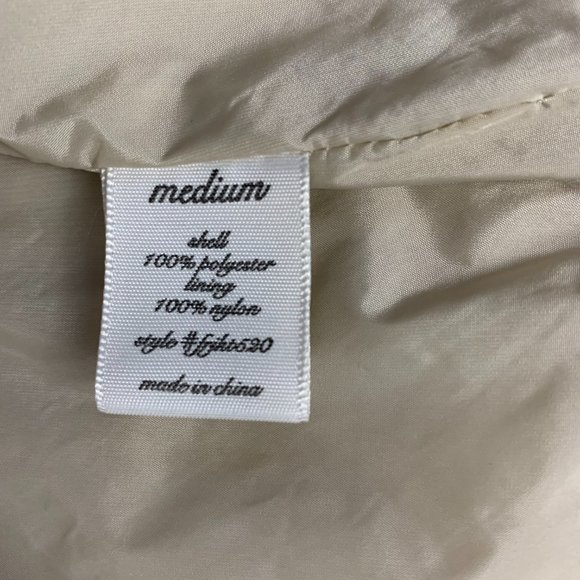 Blue Rain Quilted Beige Vest - Medium - Picture 7 of 13